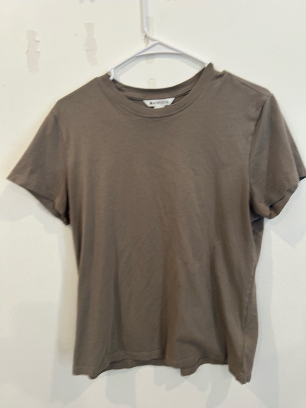 Athleta - Everyday Crewneck T-Shirt - Taupe Mushroom SUPER soft